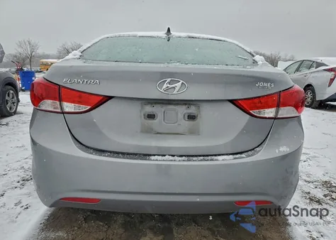 2012 Hyundai Elantra Gls from USA, damaged, VIN KMHDH4AE3CU433901